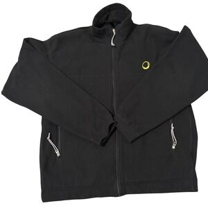 Patagonia Synchilla Men's Large Jumper Fleece Jacket Full Zip Black Logo